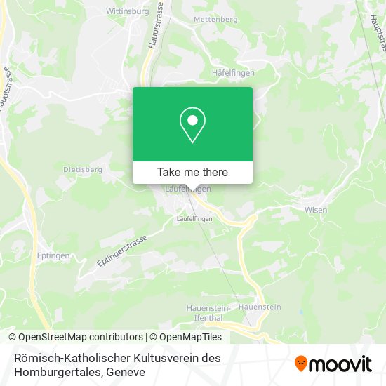 Römisch-Katholischer Kultusverein des Homburgertales map