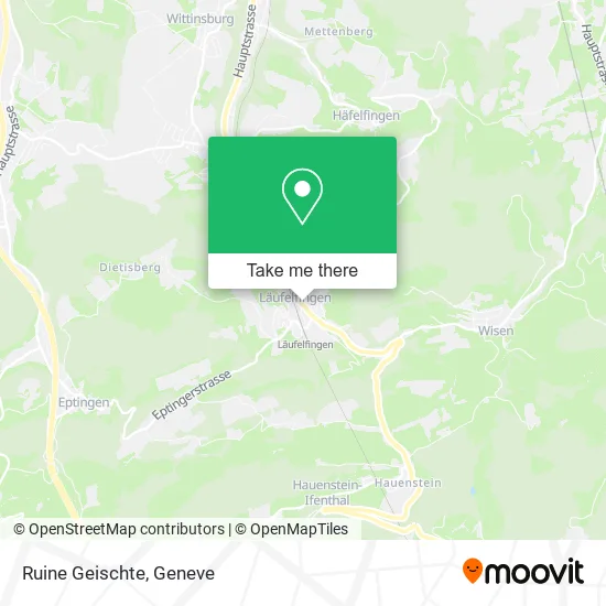 Ruine Geischte map