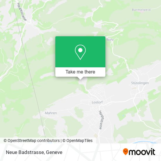 Neue Badstrasse map