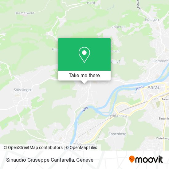 Sinaudio Giuseppe Cantarella map