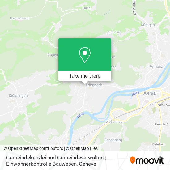 Gemeindekanzlei und Gemeindeverwaltung Einwohnerkontrolle Bauwesen map