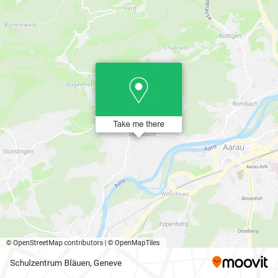 Schulzentrum Bläuen map