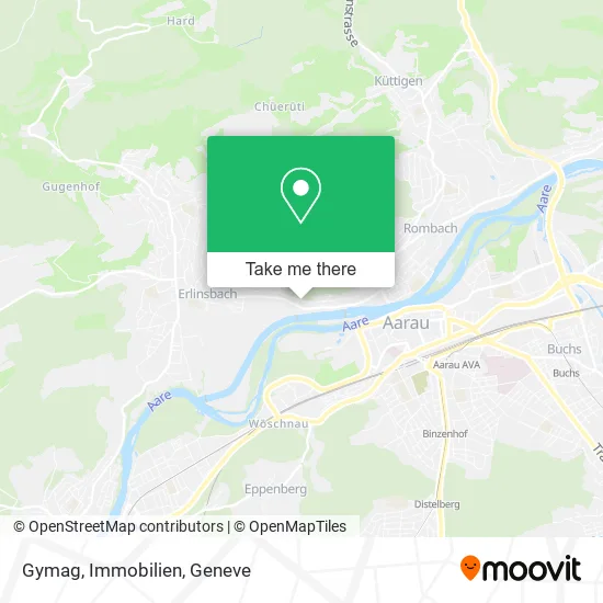 Gymag, Immobilien map