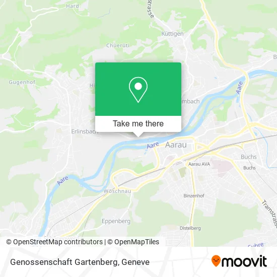 Genossenschaft Gartenberg map