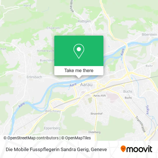 Die Mobile Fusspflegerin Sandra Gerig map