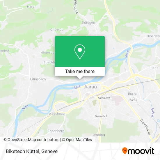 Biketech Küttel map