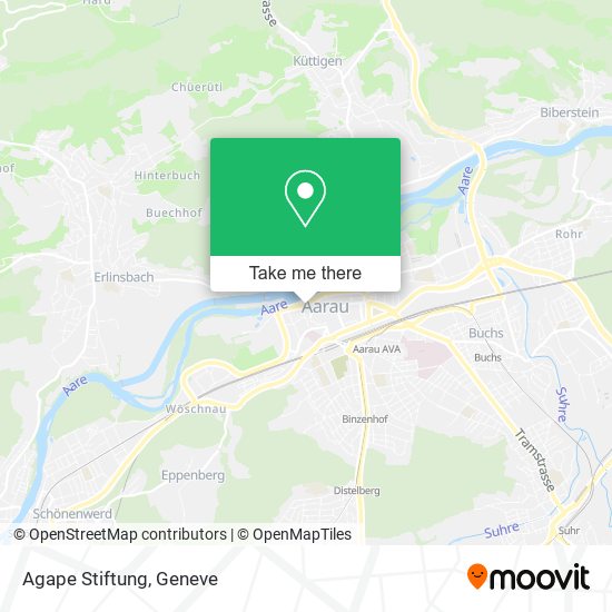 Agape Stiftung map