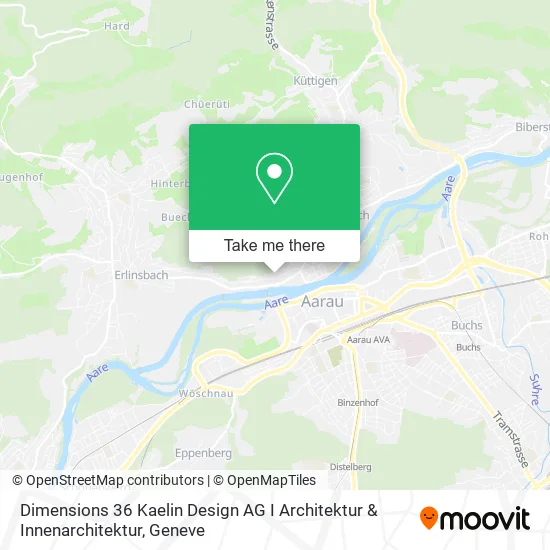 Dimensions 36 Kaelin Design AG I Architektur & Innenarchitektur map