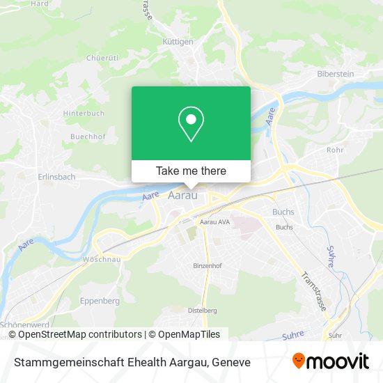 Stammgemeinschaft Ehealth Aargau map