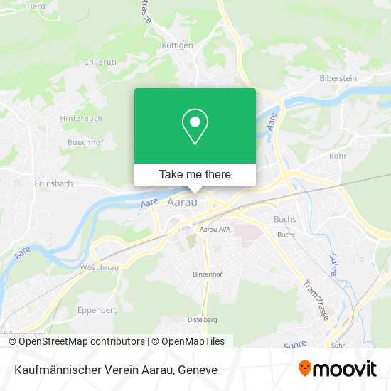 Kaufmännischer Verein Aarau map