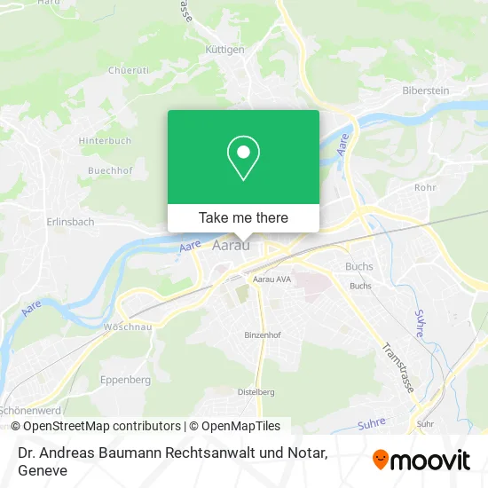 Dr. Andreas Baumann Rechtsanwalt und Notar map