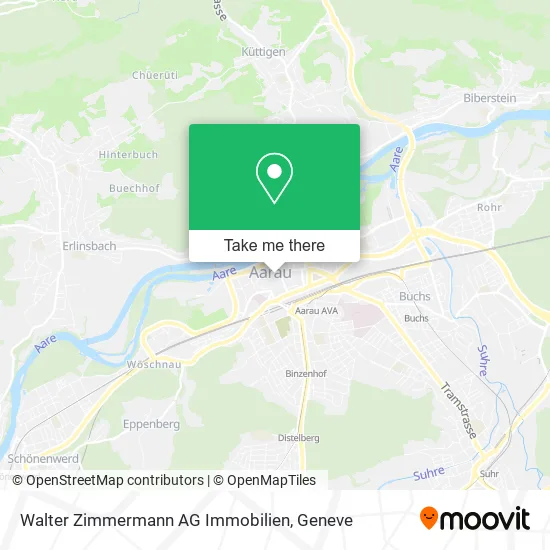 Walter Zimmermann AG Immobilien map