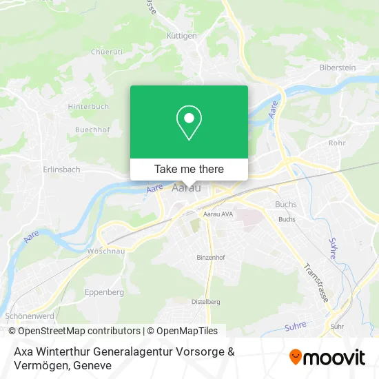 Axa Winterthur Generalagentur Vorsorge & Vermögen map