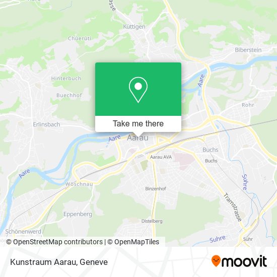 Kunstraum Aarau map