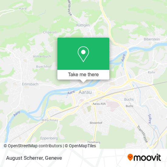 August Scherrer map