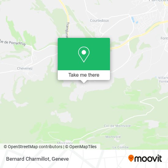 Bernard Charmillot map