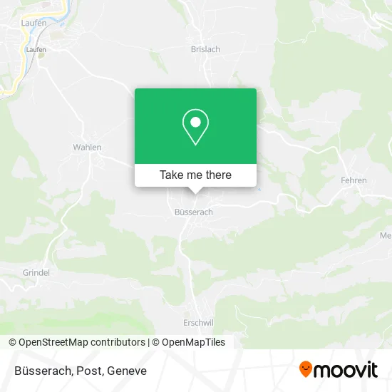 Büsserach, Post map
