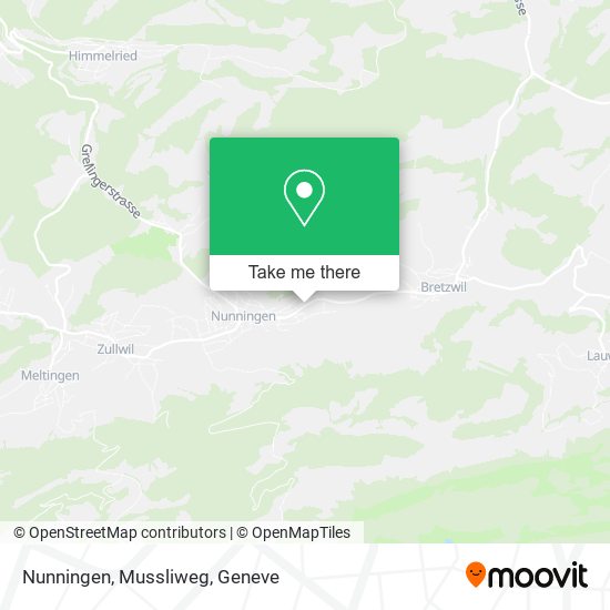 Nunningen, Mussliweg map