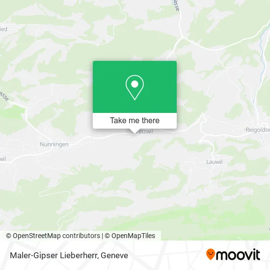 Maler-Gipser Lieberherr map