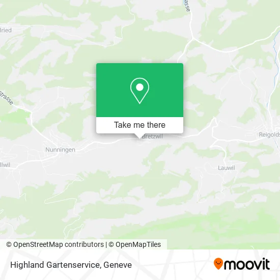 Highland Gartenservice map