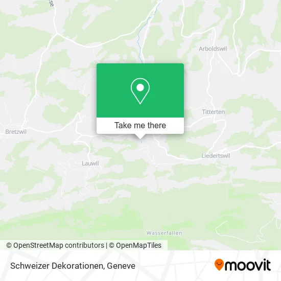Schweizer Dekorationen map