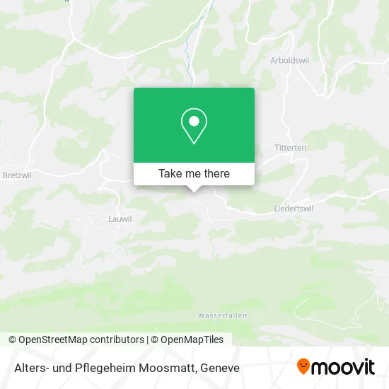Alters- und Pflegeheim Moosmatt map