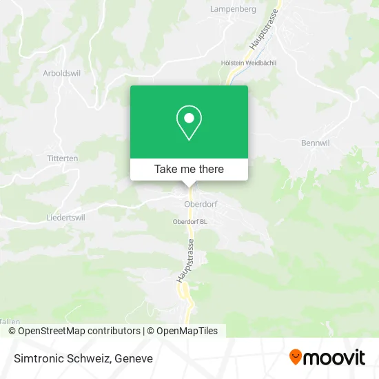 Simtronic Schweiz map