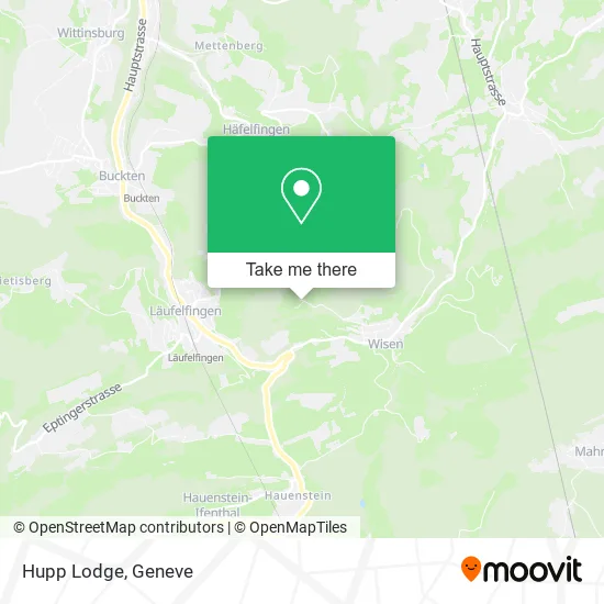 Hupp Lodge map