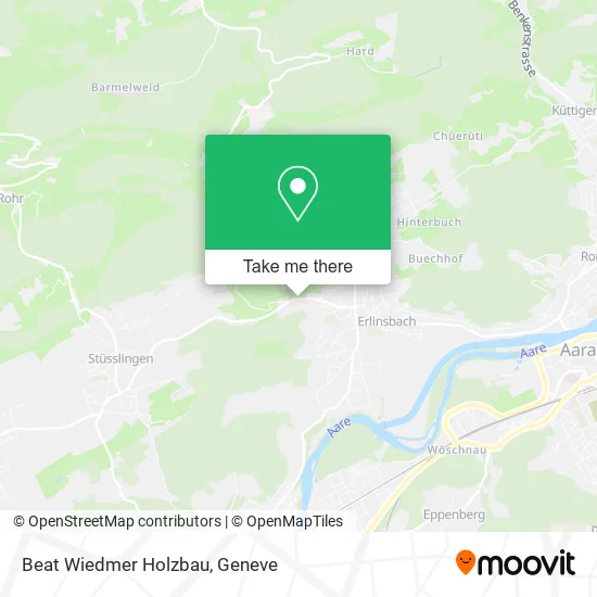 Beat Wiedmer Holzbau map