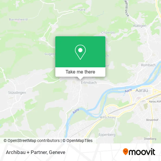 Archibau + Partner map