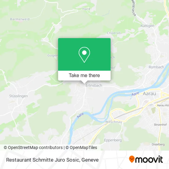 Restaurant Schmitte Juro Sosic map