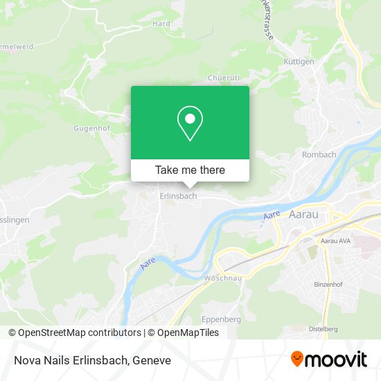 Nova Nails Erlinsbach map