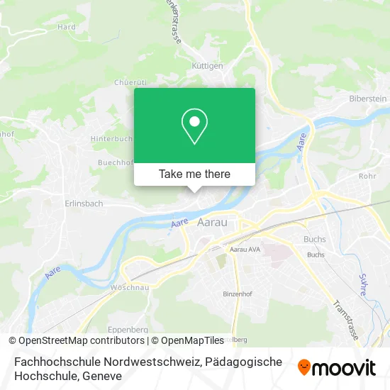 Fachhochschule Nordwestschweiz, Pädagogische Hochschule map