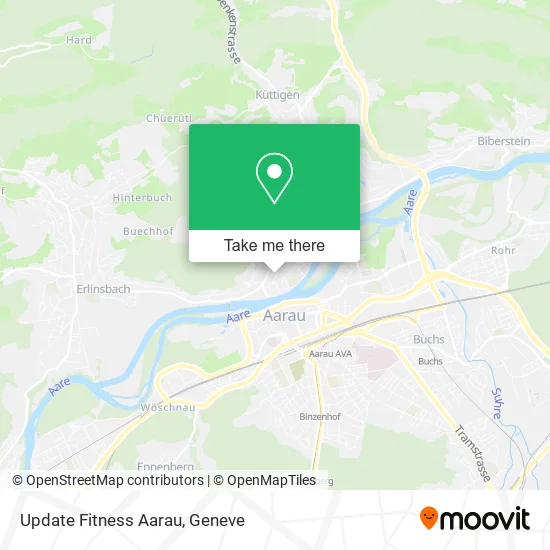 Update Fitness Aarau map