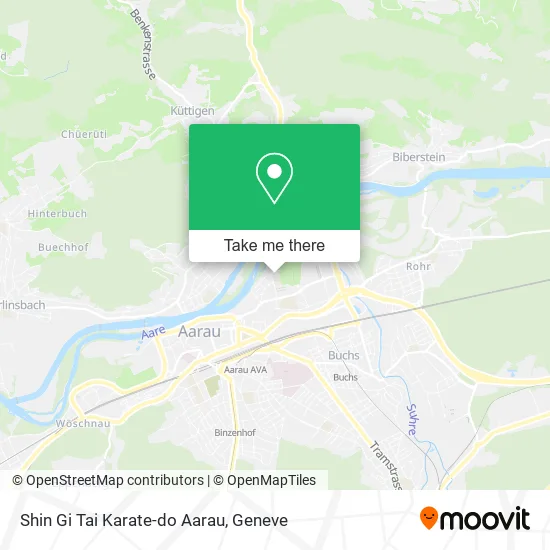 Shin Gi Tai Karate-do Aarau map