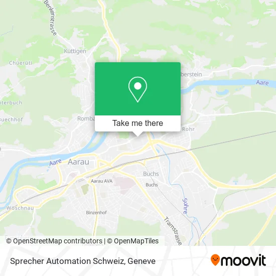 Sprecher Automation Schweiz map