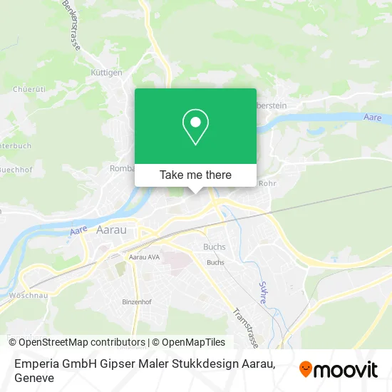 Emperia GmbH Gipser Maler Stukkdesign Aarau map