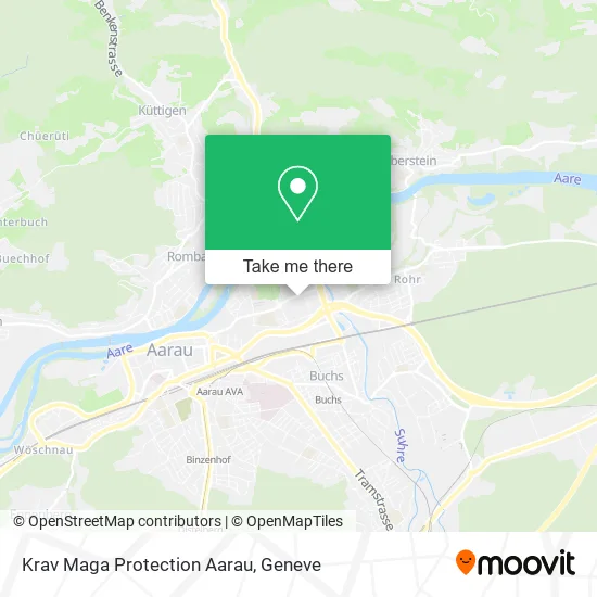 Krav Maga Protection Aarau map