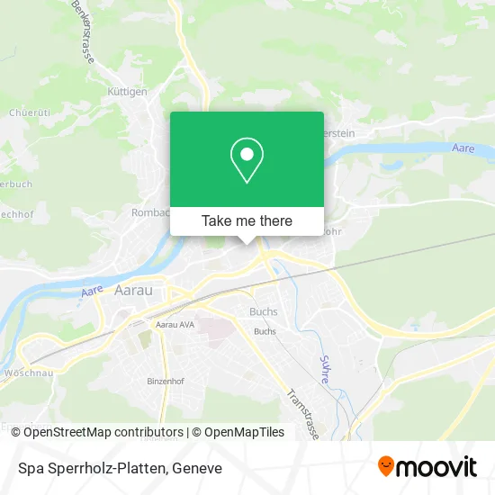 Spa Sperrholz-Platten map