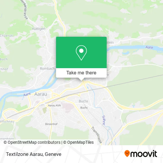 Textilzone Aarau map