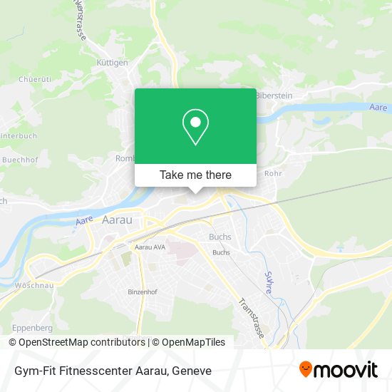 Gym-Fit Fitnesscenter Aarau map