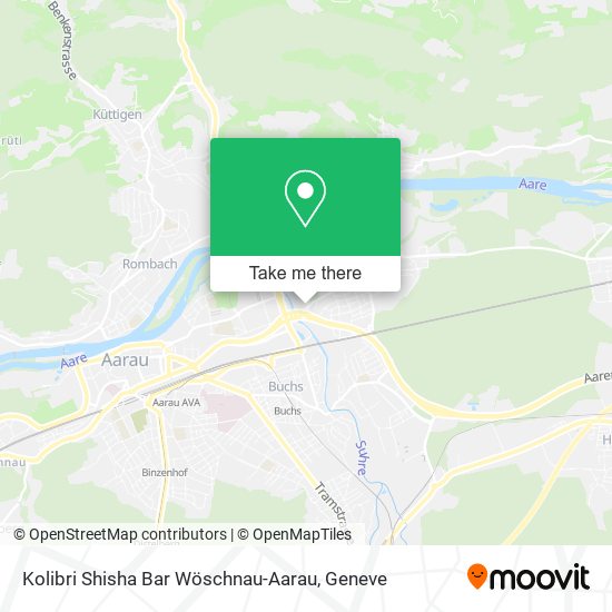 Kolibri Shisha Bar Wöschnau-Aarau map