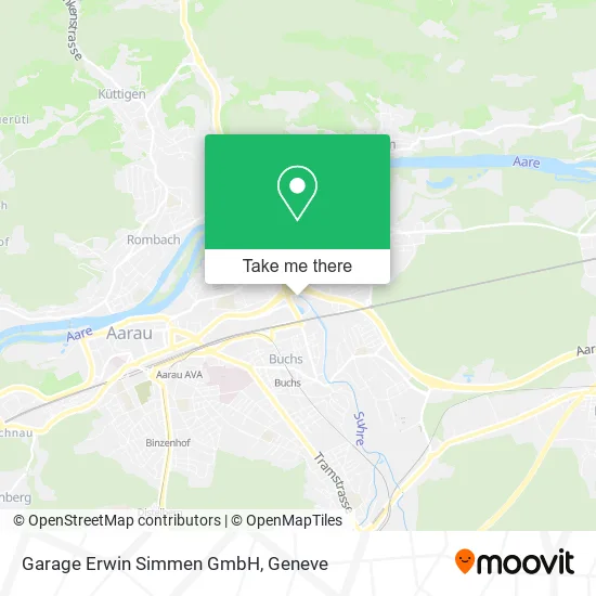 Garage Erwin Simmen GmbH map