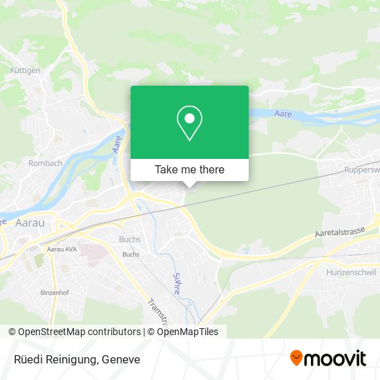 Rüedi Reinigung map