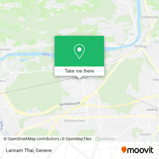 Lannam Thai map