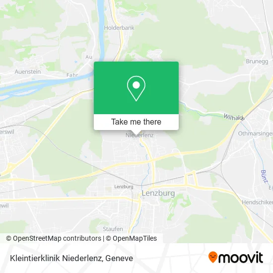 Kleintierklinik Niederlenz map