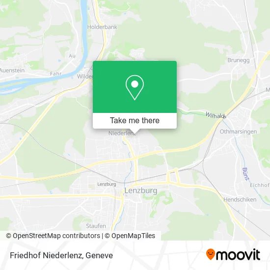 Friedhof Niederlenz map