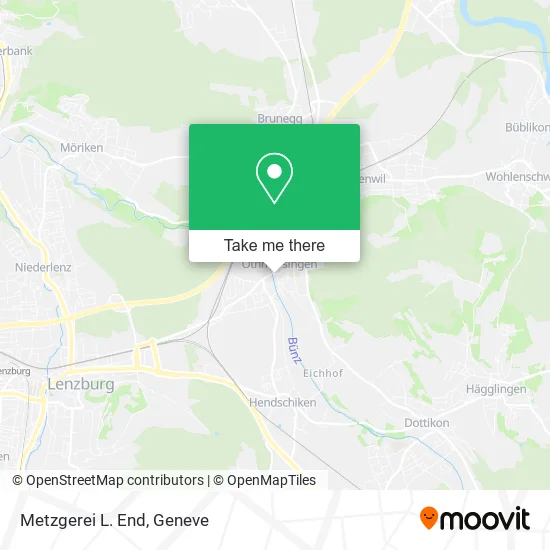 Metzgerei L. End map