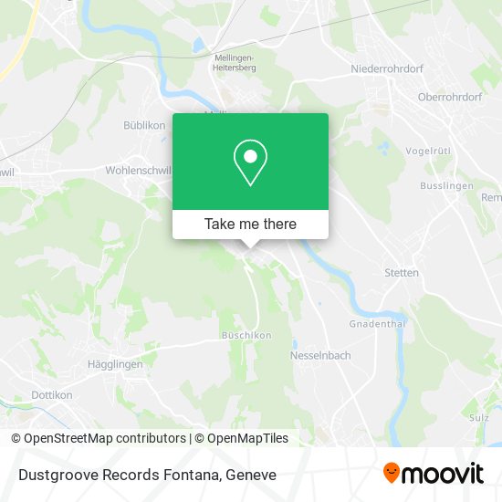 Dustgroove Records Fontana map