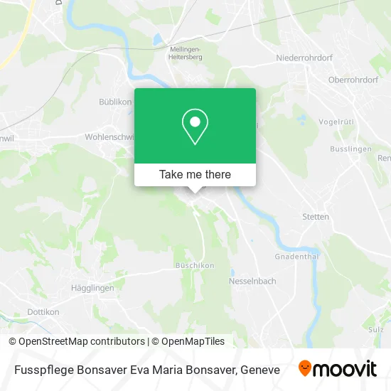 Fusspflege Bonsaver Eva Maria Bonsaver map